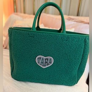 Stoney Clover Lane East West Tote Cozy Pine Sherpa